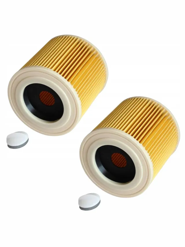 AreoSe Stofzuigerzakken en filters voor Karcher WD3 WD2 Plus SE 4001 - 10 zakken + 2 filters