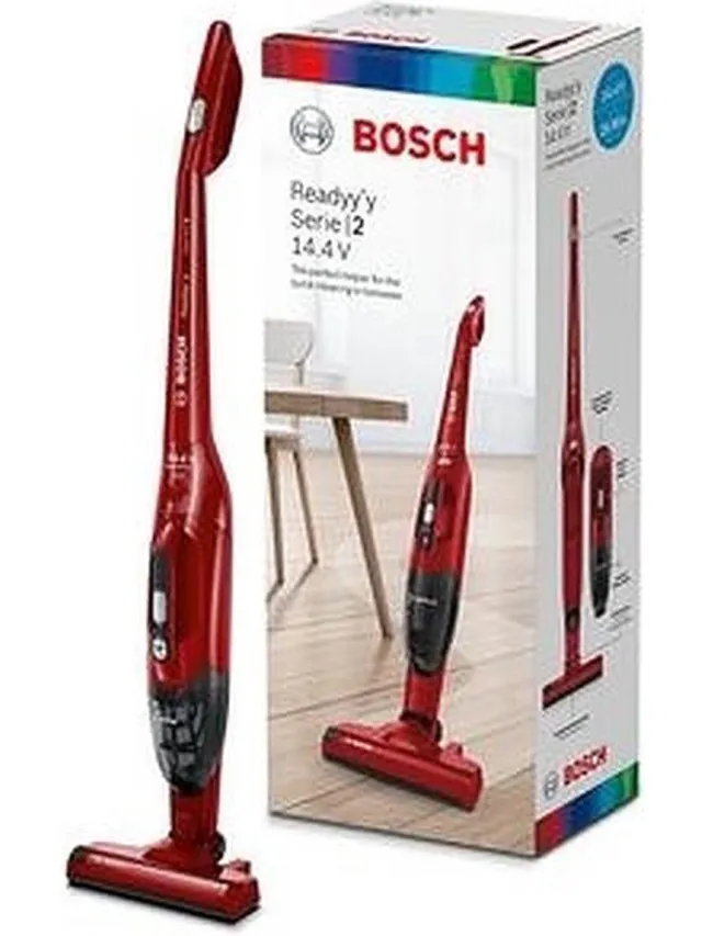 Bosch Serie 2 BBHF214R - draadloze steelstofzuiger - Zakloos - Rood