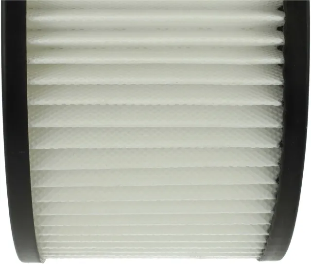 VHBW geplooid vervangingsfilter voor Stayer 8190.98 voor asstofzuigers - cartridgefilter zwart wit wasbaar