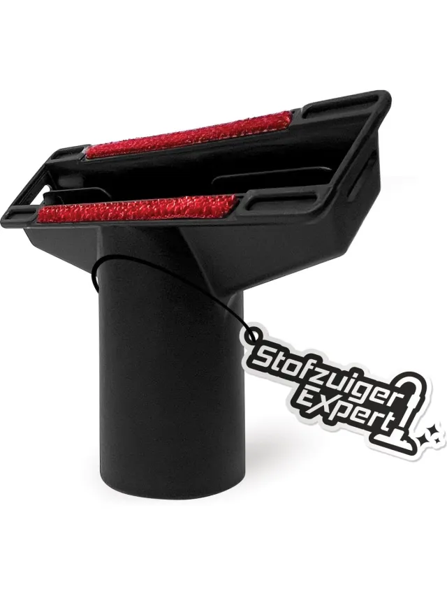 Stofzuiger Expert Meubelzuigmond geschikt voor Miele - Stofzuiger onderdeel Geschikt voor Alle Miele stofzuigers - Hulpstuk 35mm met 1 op 1 pasvorm - Opbergen Onder Accessoires Klep Zwart