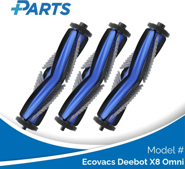 Plus.Parts Ecovacs Deebot X8 Omni Borstels (3 Stuks, Plus.Parts® alternatief voor DMB010027) Overig