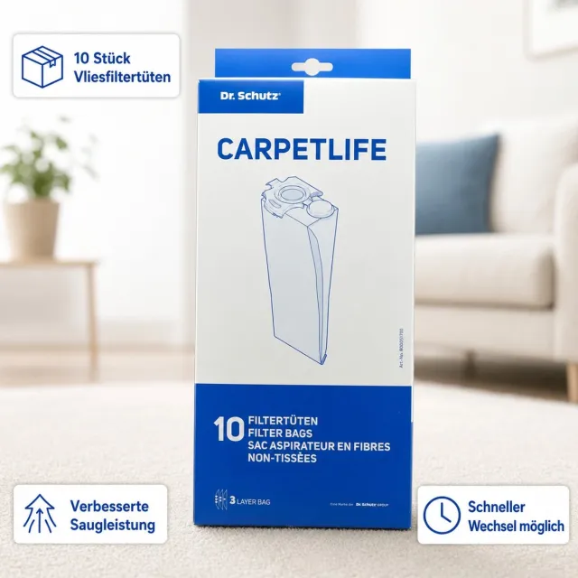dr. schutz Stofzuigerzakken, Vliesfilterzakken, 10 stuks packung