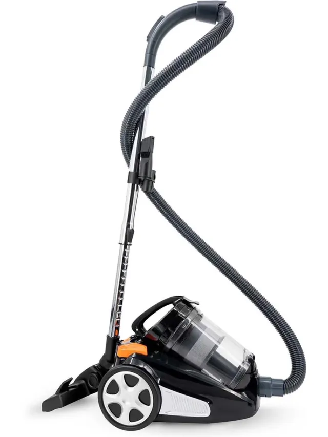 Nedis Zakloze Stofzuiger - Zakloos - 700 W - Stof capaciteit: 3.0 l - Combi-Borstel - Actieradius: 8.50 m - HEPA-luchtfilter - Antraciet / Oranje / Zwart