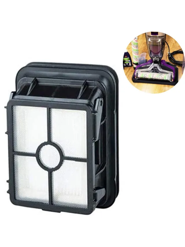 oneay 1866 Vacuum HEPA Filter Replacement for Vacuum Cleaner Washable Replacement Filter for 1866F Vacuum Cleaners Zwart
