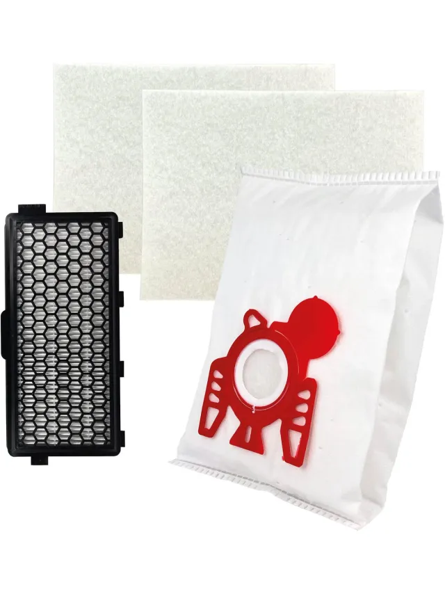 Multaparts stofzuigerzakken set met filters geschikt voor Miele Compact C1, Compact C2, S4, S6 serie | Set met stofzuigerzakken type FJM (10 x), motorfilter (2 x), HEPA filter