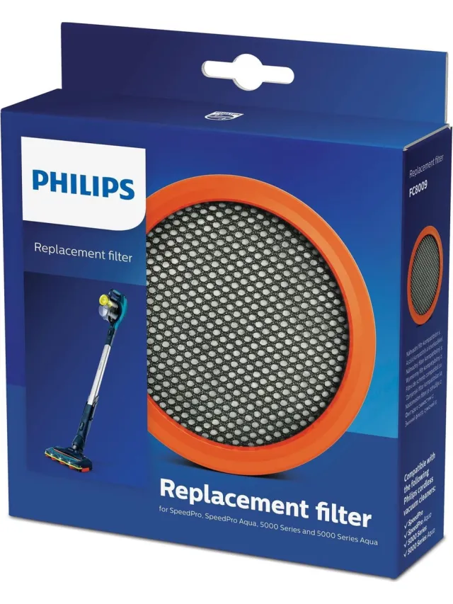 Philips FC8009/01 - Wasbaar motorfilter voor de SpeedPro / SpeedPro Aqua Zwart