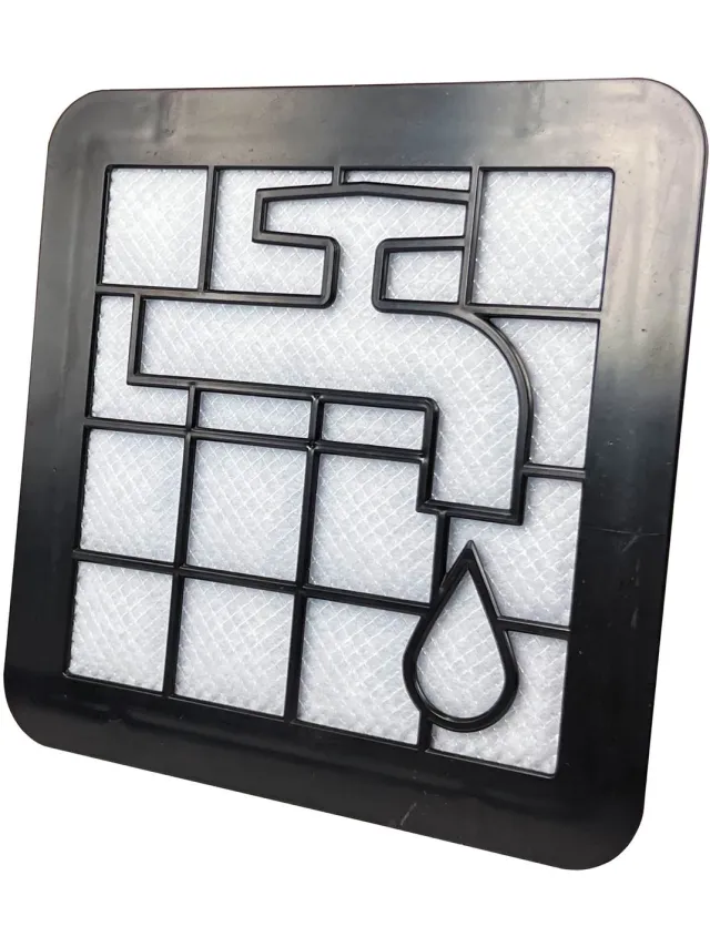 Multaparts uitwasbaar motorfilter voor Philips | Afm. 15,5 x 15,5 x 2,4 cm | O.a. geschikt voor Philips PowerPro Compact, PowerPro City, PowerPro Active, 3000 serie, 5000 serie | Voor stofzakloze stofzuigers | Vervanger voor FC8010/02