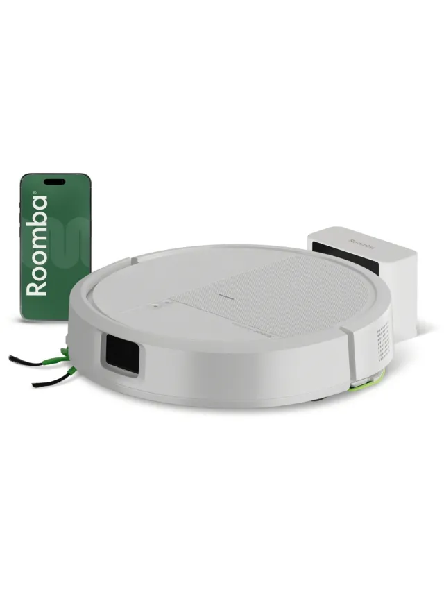 Irobot Roomba® 115 Combo Robot - Robot stofzuiger met dweilfunctie – 15.000 Pa - Wit
