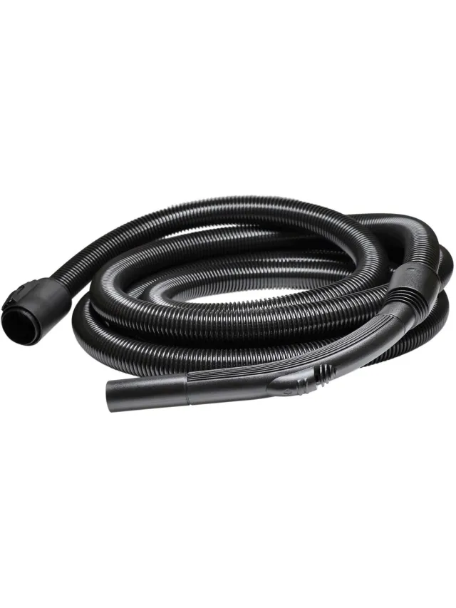 VHBW Vervangingsslang compatibel met Kärcher WD 2500 M, WD 2500 M *EU (1.629-580.0) stofzuiger - 5,5 m, handvat, 35 mm ronde aansluiting zwart