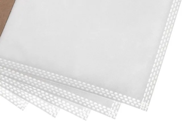 VHBW 10 stuks vervangende stofzakken voor Kärcher 6.904-305.0, 6.904-294 voor stofzuigers - 26 cm x 21 cm, wit