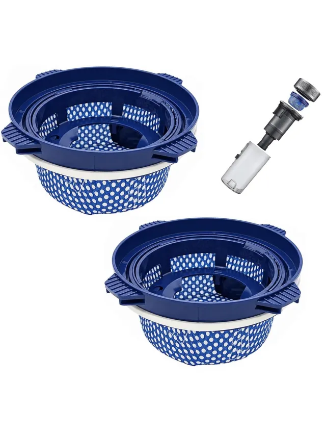 Nevolis 2 stuks herbruikbare Hepa filters geschikt voor Samsung Jet 75 70 75+ 60 90 - geschikt voor gehele Samsung Jet-serie