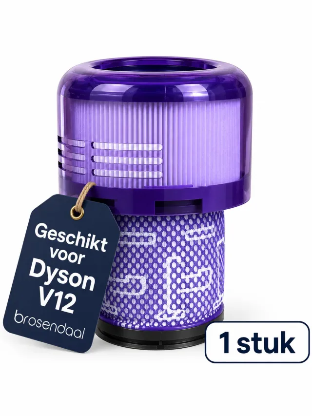 Brosendaal Filter geschikt voor Dyson V12 - Voor alle V12 modellen - SV20 | SV26 | SV30 | SV46 - Uitwasbaar en Herbruikbaar
