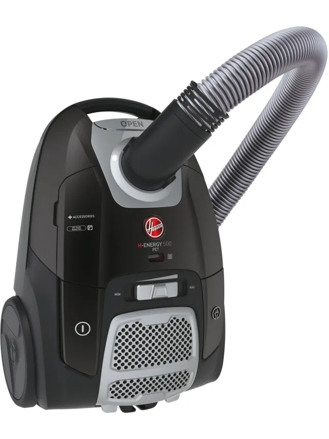 Hoover HE520PET - Stofzuiger met zak Pet - 3,5 l Zwart