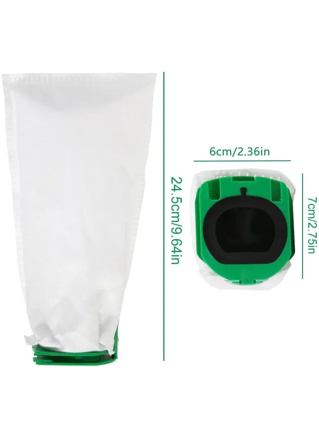 Buyya Stofzuigerzakken, Premium Filterzakken, Met Hygiëne Zegel, Voor Vorwerk Kobold Vb100 Fp100 Premium Filterzakken.