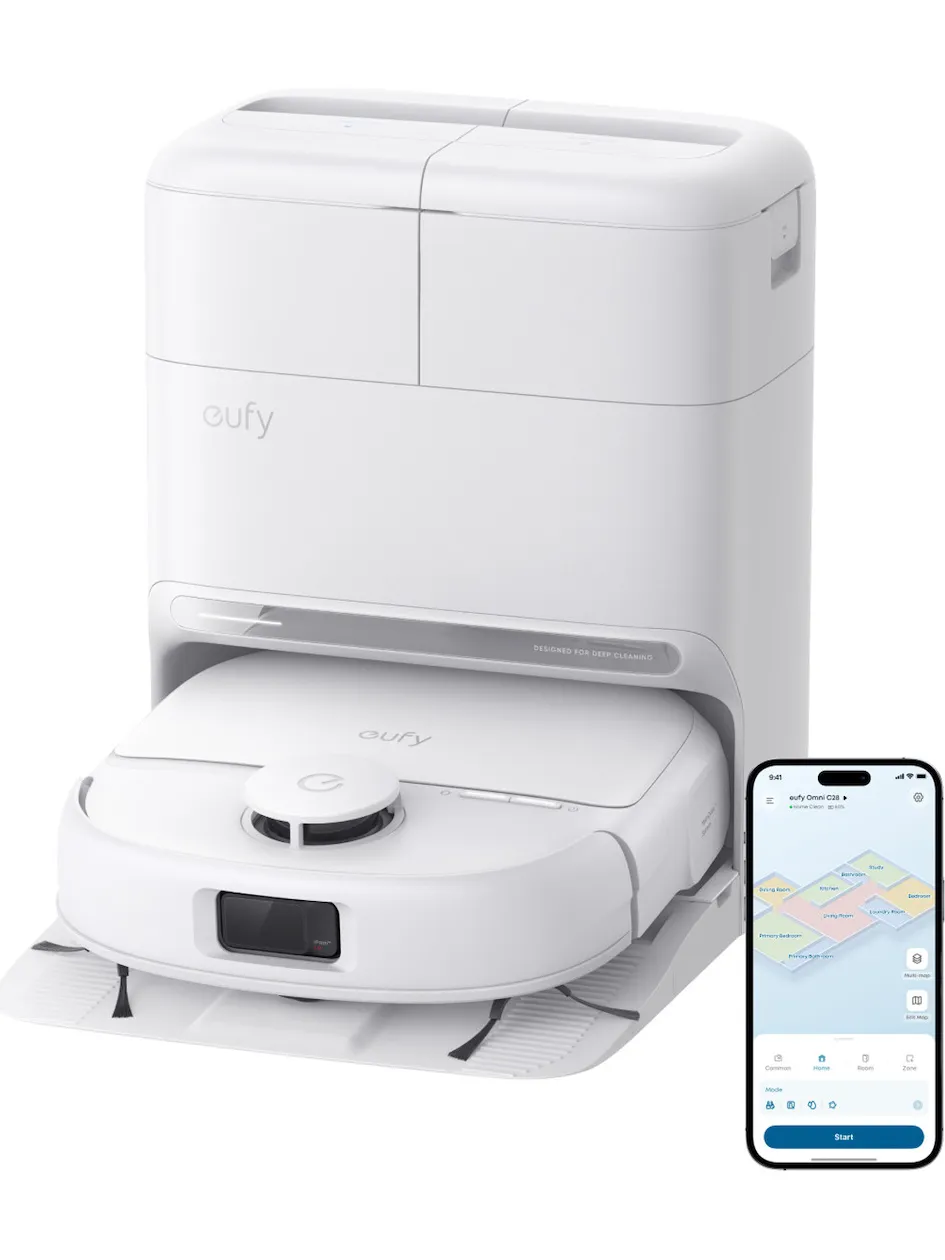 Eufy Omni C28 robotstofzuiger wit, foto 2