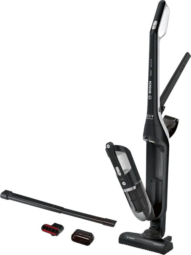 Bosch Flexxo - BBH32101 - Steelstofzuiger - Zwart Antraciet