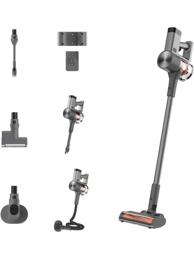 Xiaomi Vacuum Cleaner G20 Max | Steelstofzuiger | 180AW zuigkracht | Snoerloos | 4.2kg | 0.6L stofreservoir | Meerdere accessoires Grijs/zwart