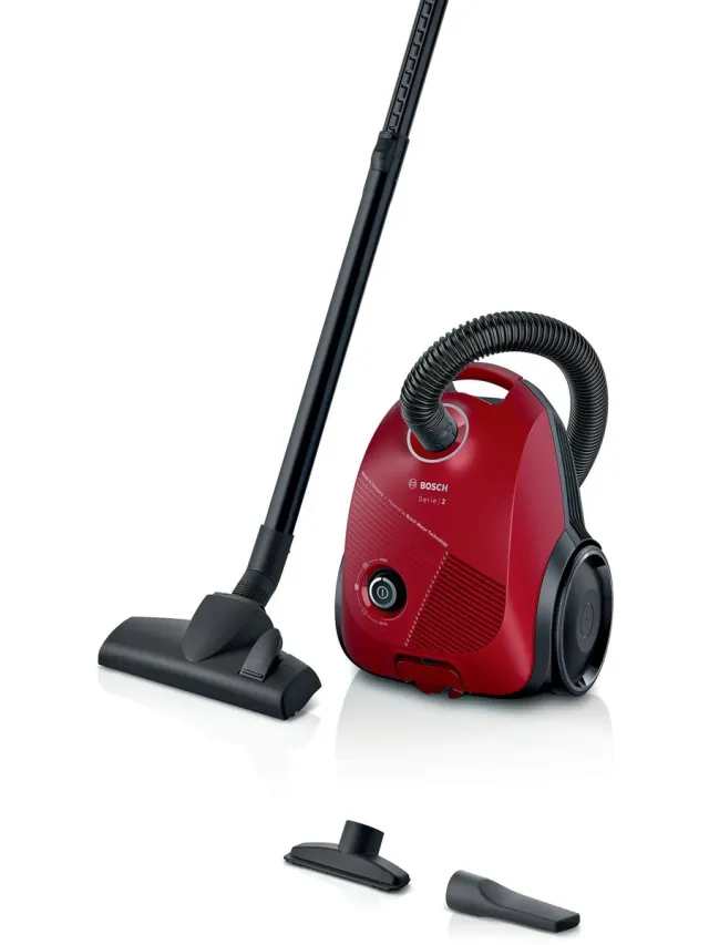 Bosch Serie 2 BGLS2RD1 stofzuiger 3,5 l Cilinderstofzuiger Droog 600 W Stofzak Zwart;Rood