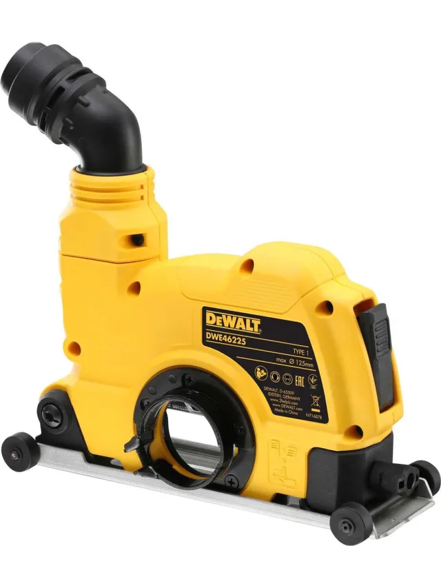 DeWalt 230mm Slijperkap stofafzuiging - DWE46229 Geel