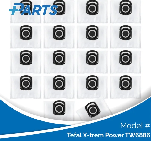 Plus.Parts Tefal X-trem Power TW6886 Stofzakken (18 Stuks, Plus.Parts® alternatief voor ZR200540) Overig