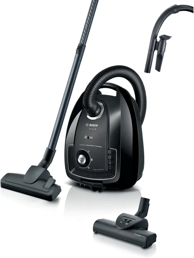 Bosch BGB38BA3T Serie 4 - Stofzuiger met stofzak - HEPA13 - Turboborstel - Zwart