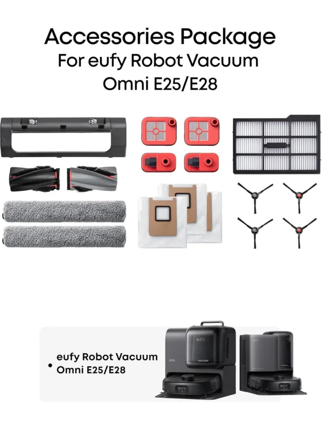 Eufy accessoireset voor eufy E25/E28 Omni robotstofzuiger accessories