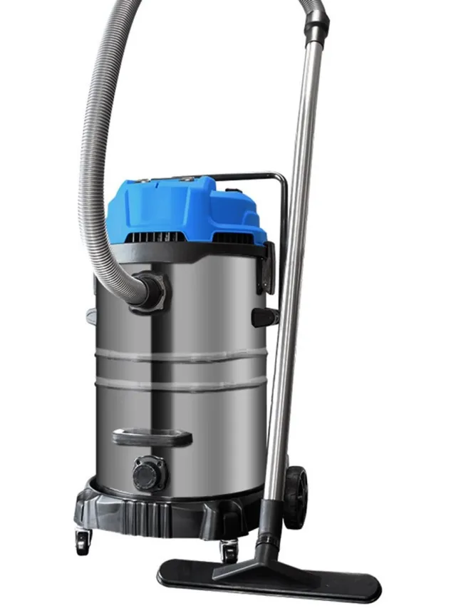 Tarsus Nat droog stofzuiger 60 liter 2400W - TARSUS blauw, zwart