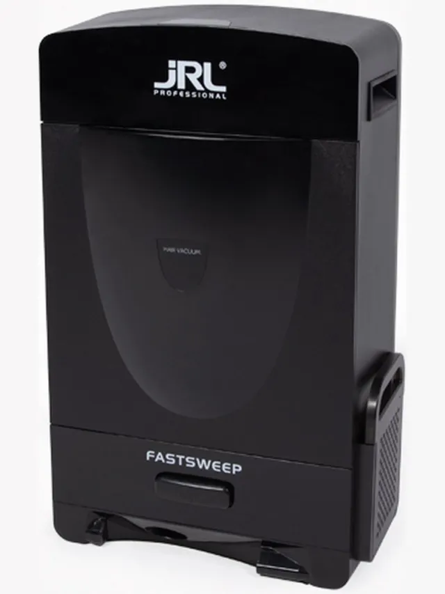 JRL Vloerstofzuiger voor Kappers – Professionele Stofzuiger voor Salons | Krachtige Zuigkracht & Hygiënisch Werken - Infrarood sensoren Detecteren Vuil - 1200Watt zwart