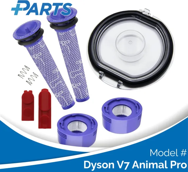 Plus.Parts Dyson V7 Animal Pro Onderhoudsset (Plus.Parts® alternatief voor 965661-01 / 967478-01) Overig