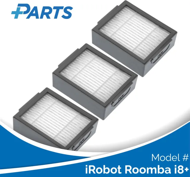 Plus.Parts iRobot Roomba i8+ Filters (3 Stuks, Plus.Parts® alternatief voor 4624876) Overig