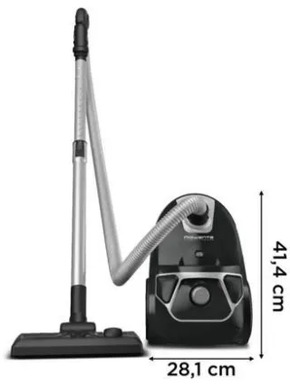 Rowenta Compact Power RO3945 stofzuiger met zak zwart, foto 4