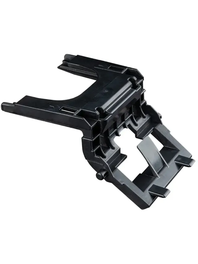 SQOON Stofzakhouder geschikt voor Bosch stofzuiger - Gelijk aan model: 12016325 - Ideale vervanging voor versleten of kapotte houder - Eenvoudig te monteren Zwart