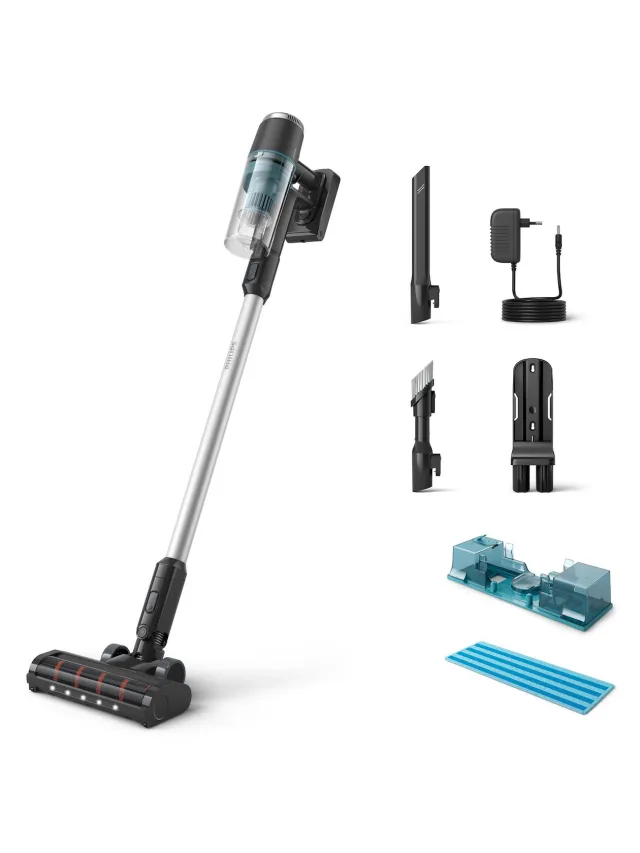 Philips XC3133/01 steelstofzuiger zwart Blauw