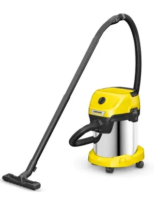 Kärcher WD3 S V-17/4/20 nat- en droogzuiger geel