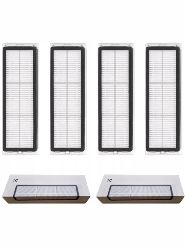 AreoSe HEPA-filter voor Xiaomi Mi Robot Vacuum Mop 1C/2 Pro+/S10+/ - 4 stuks
