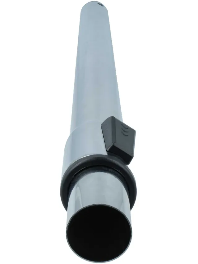 VHBW stofzuigerbuis, compatibel met Rowenta RO 1629 IA 411, RO 1629 IA 410, RO 162911410 stofzuigers – 32 mm aansluiting, 58 - 96 cm, verchroomd