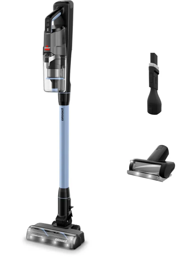 Bissell PowerClean FurFinder Draadloze Steelstofzuiger - 200W Motor - 40 Min Gebruikstijd - Anti-klit Borstel - 2 in 1 Steel- en Handstofzuiger - Zelfstaand Design - HEPA-filter - LED-koplampen - Stick Vacuum Cleaner - Verwijderbare Batterij - 4090N FurFinder™ – 200W / 40 min