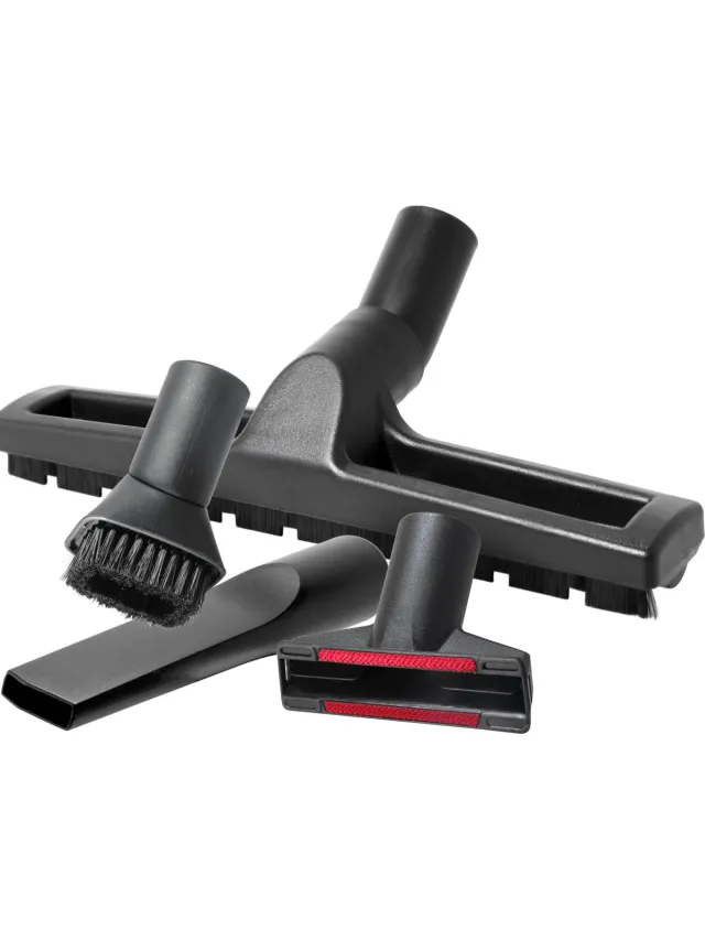 Dparts parketborstel én accessoires - 32mm + 35mm - geschikt voor Miele - Bosch - Siemens - Philips - AEG - Rowenta - Inventum - universeel stofzuiger parketzuigmond - zuigmond - stofzuigermondstuk - stofzuigermond - borstel Zwart