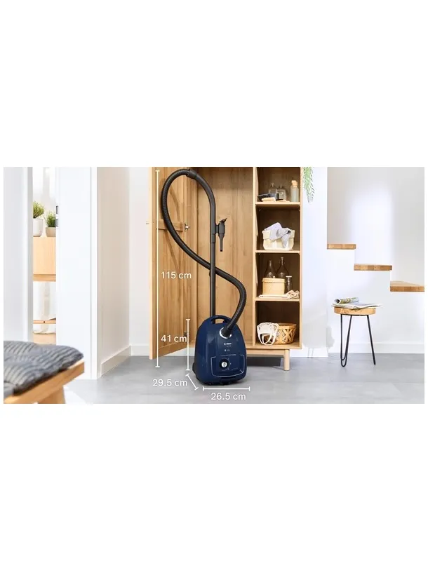 Bosch BGL38BU1 sledestofzuiger met zak blauw, foto 2