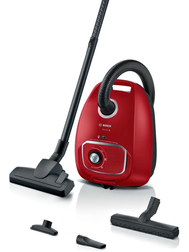 Bosch Serie 4 Stofzuiger met zak Rood BGB41RD3H