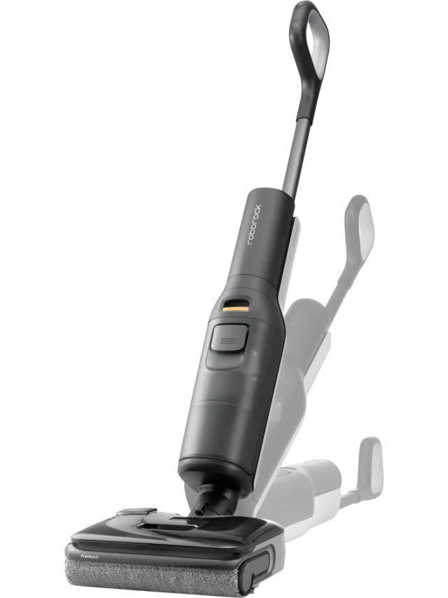 Roborock "Roborock F25 - Draadloze Nat- en Droogzuiger met Zelfreinigende Roller en Slimme Vuildetectie - 20.000 Pa Zuigkracht" zwart