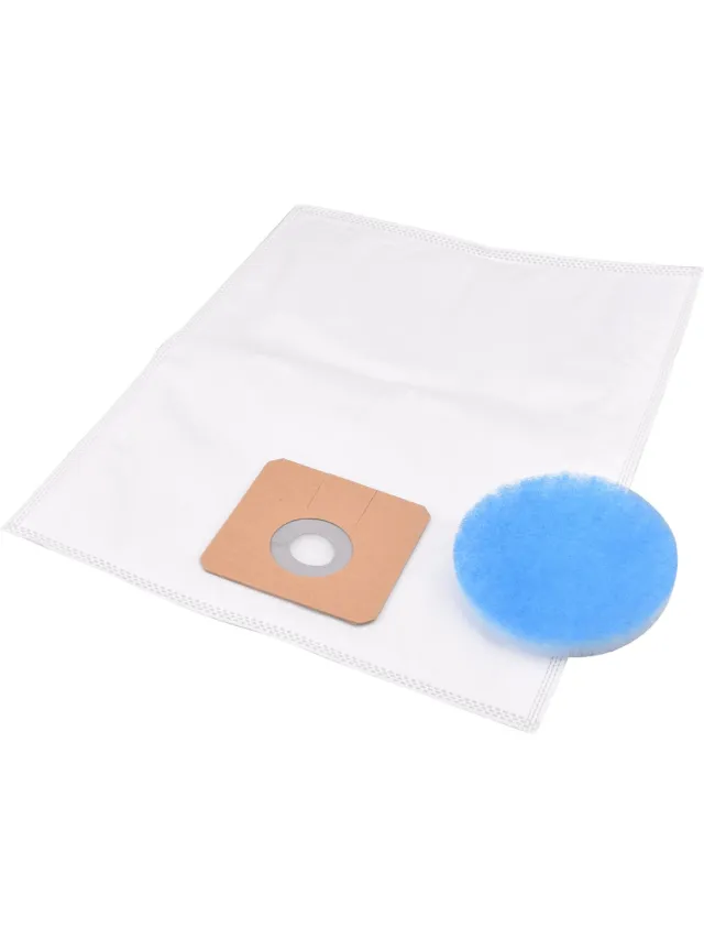 Covako Geschikt voor CLEANFIX. 5 stuks. Stofzuigerzakken voor R44-120, R44-450 + motorfilter, Synthetisch. COVAKO Merk