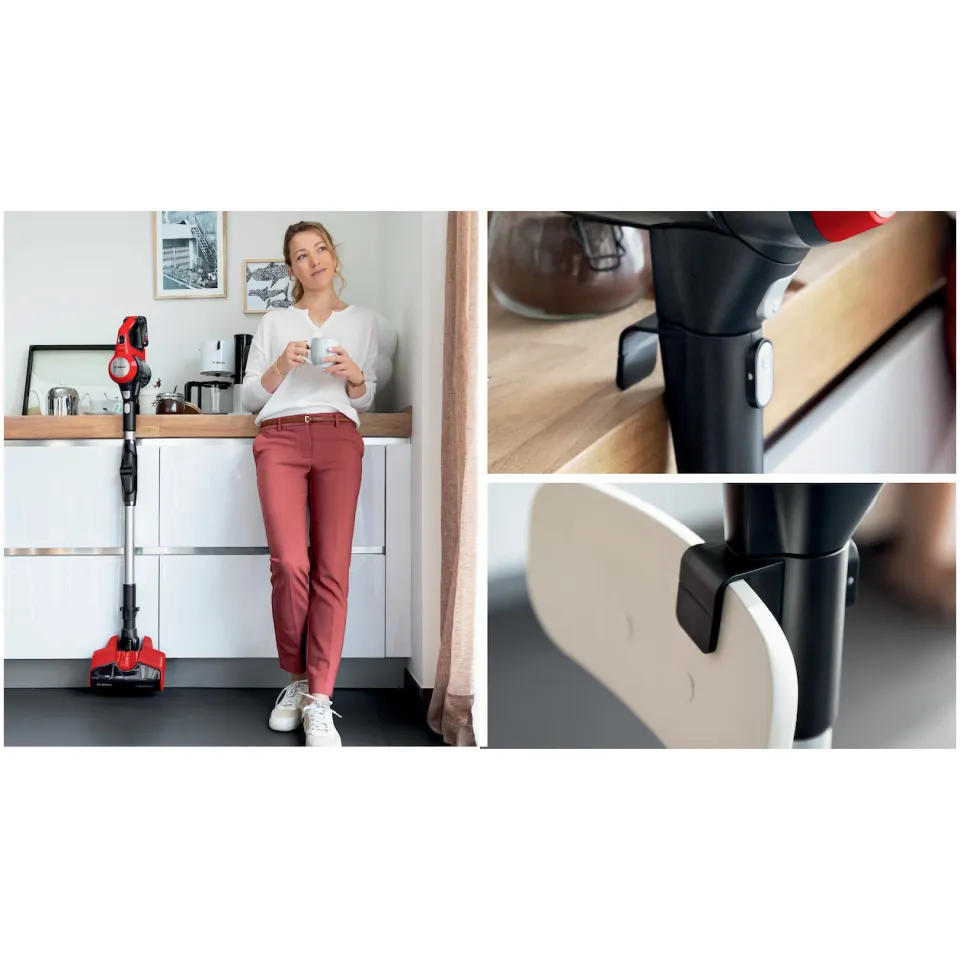 Bosch BCS711PET Unlimited 7 steelstofzuiger rood, foto 4