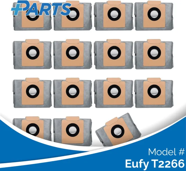 Plus.Parts Eufy T2266 Stofzakken (15 Stuks, Plus.Parts® alternatief voor T29F70A2) Overig