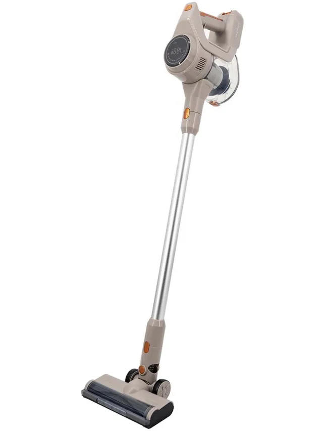 Nedis LED Steelstofzuiger - 1.2L - Draadloos - 12.000 Pa - HEPA - Kruimeldief - Grijs Antraciet