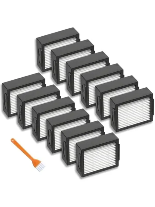 PromoHome Irobo room-ba, 12 stuks, reserveonderdelen voor i7, i7+, i3, i3+, i4, i4+, i6, i6+, i8, i8+, E5, E6, E7 Wit