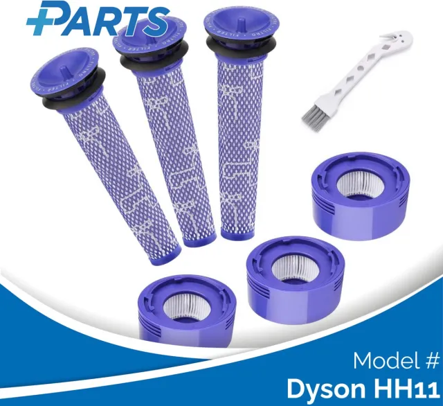 Plus.Parts Dyson HH11 Filters (7 Stuks, Plus.Parts® alternatief voor 965661-01 / 967478-01) Overig