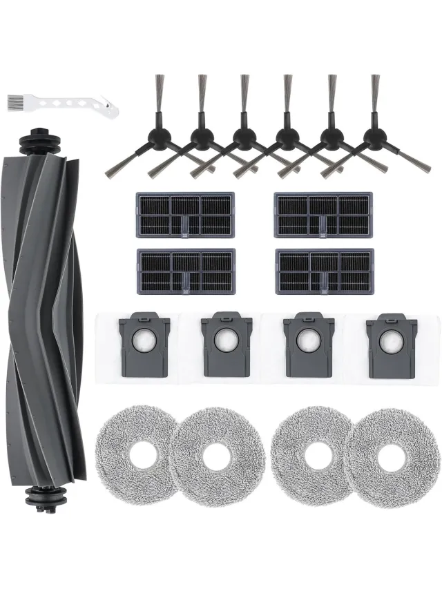 PromoHome 19-delige accessoireset geschikt voor Dreame L10s Pro Ultra Zwart