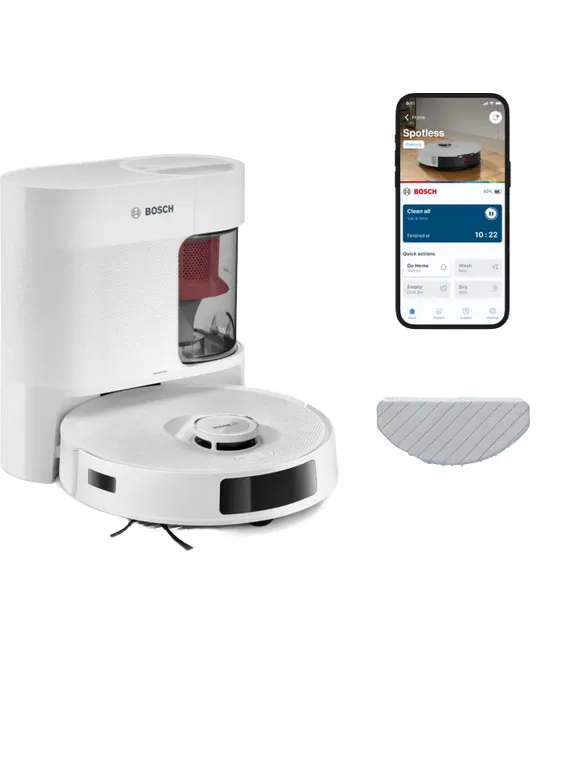 Bosch Robotstofzuiger 2in1 Spotless + BCRD1W Wit