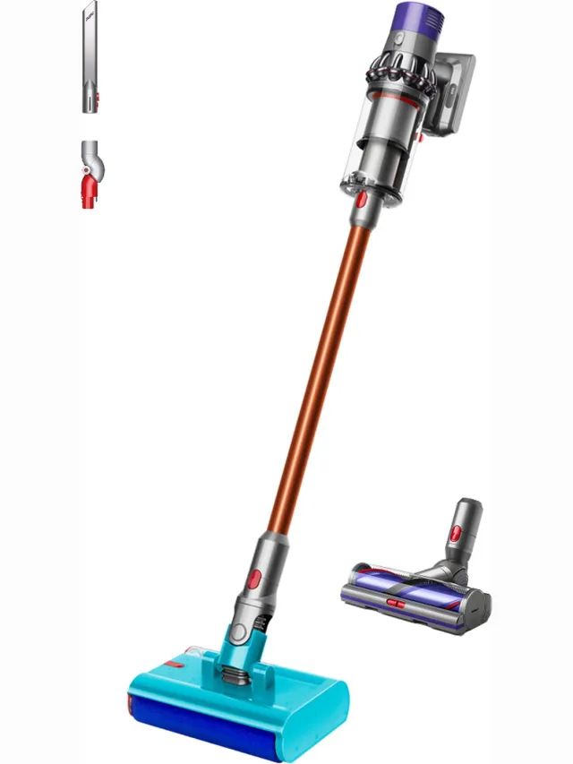 Dyson Cyclone V10 Submarine™ - Met Low-reach Adapter - Steelstofzuiger met dweilfunctie - Gebruikerstijd 60 min Nikkel